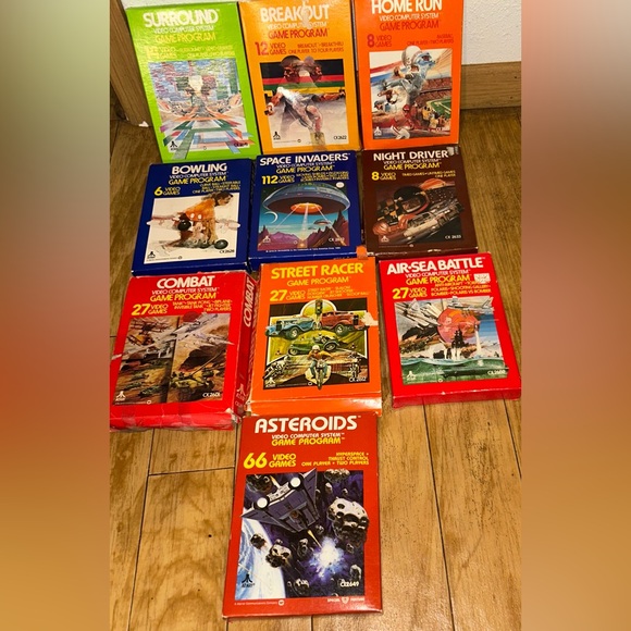 Vintage Atari Game Lot - Picture 1 of 8